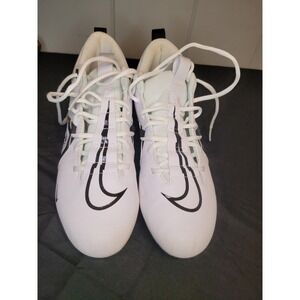 Nike Alpha White and Black Cleats
